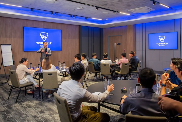 Topgolf Megacity sports and entertainment complex in Bangkok