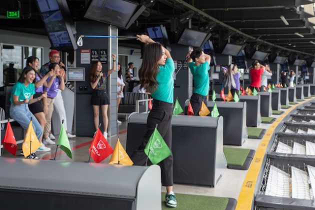 Topgolf Megacity sports and entertainment complex in Bangkok