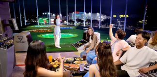 Topgolf Megacity sports and entertainment complex in Bangkok