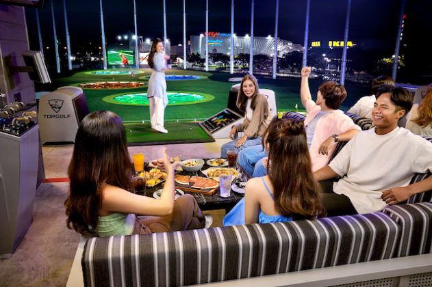 Topgolf Megacity sports and entertainment complex in Bangkok
