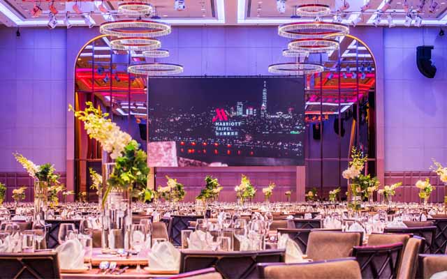 Taipei Marriott debuts Taiwan’s first sliding LED system for MICE market